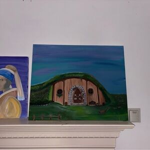 Charming Hobbit House Canvas Art